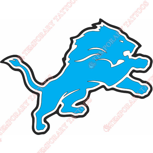 Detroit Lions Customize Temporary Tattoos Stickers NO.516